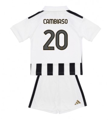 Juventus Andrea Cambiaso #20 Hjemmebanetrøje Børn 2026-27 Kortærmet (+ Korte bukser)